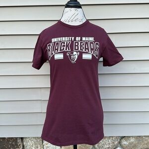 RARE NWOT Blue 84 University of Maine Black Bears T-Shirt - Mulberry